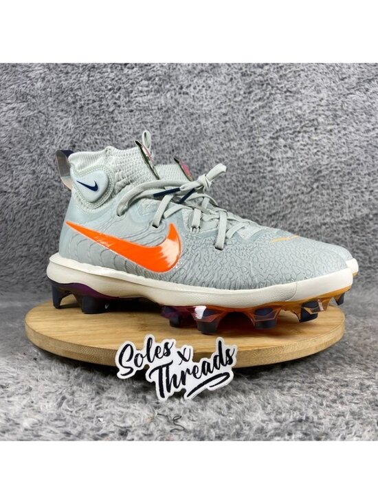 Nike Alpha Huarache NXT MCS NRG Baseball Size 10 Men Grey Orange HF1132-001 main image 5